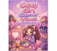 Cozy Girl Gamer Vibes Vol.2: A Kawaii Coloring Book for Girls | 50+ Cute Anime Gamer Scenes with Cats, Boba & Cozy Rooms