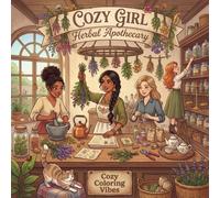 Cozy Girl Herbal Apothecary: Cute Comfy Adult Botanical Wellness Coloring Book | Fun Daily Self-Care Ritual Moments & Vintage Home Hygge Herbalist ... Seniors, Women & Teens (Cozy Girl Collection)