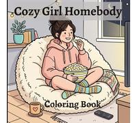 Cozy Girl Homebody Coloring Book: Relaxing Self-Care Moments, Cute Daily Life Scenes, Cozy Rooms & Calm Aesthetic Vibes for Stress Relief and Relaxation