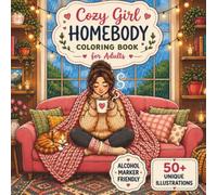 Cozy Girl Homebody Weekend Reset: A Cute & Comfy Coloring Book for Adults and Teens.