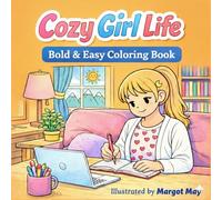 Cozy Girl Life: Cozy Spaces and Simple Joys: A Bold & Easy Aesthetic Coloring Book for Anxiety Relief, Mindful Relaxation, and Hygge Living (Simple Joys Coloring Collection)