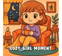 Cozy Girl Moment: Cute Coloring Book for Adults and Teens, Self-Care and Cozy Scenes, Relaxing Moments for Women, adult coloring book stress relief