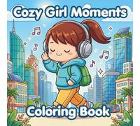 Cozy Girl Moments Coloring Book: Adorable Everyday Life Scenes, Soft Aesthetic, Hygge Vibes, Simple Pages for Mindfulness and Calm Creativity