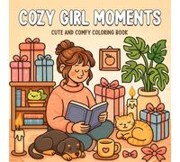 Cozy Girl Moments: Coloring Book for Adults and Teens Featuring Cute & Girly Scenes for Relaxation