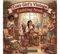 Cozy Girl’s Vintage Knitting Nook: Fun Bold Line Adult Coloring Book | Aesthetic Hobby Scenes, Relaxing Daily Moments, Peaceful Hygge Stitching ... Seniors, Women & Teens (Cozy Girl Collection)