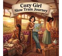 Cozy Girl Slow Train Journey: Cute Fun Bold Line Craft Adult Travel Coloring Book | Hygge Railway Scenes, Comfy Scenic Window Views, Peaceful Commute ... Gift for Women & Teens (Cozy Girl Collection)