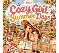 Cozy Girl Summer Days: A Cute and Relaxing Summer Coloring Book for Teens and Adults | 30 Bold and Cozy pages (Cozy Girl Coloring Books)