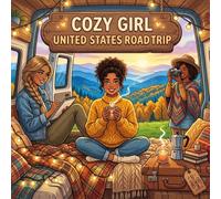 Cozy Girl United States Road Trip: Cute Fun Bold Line Adult Travel Coloring Book | Comfy Aesthetic Van Life & Peaceful Adventure Vacation Moments | ... Gift for Women & Teens (Cozy Girl Collection)