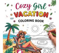 Cozy Girl Vacation Coloring Book: Bold and Easy Cute Getaway Moments for Teens and Women | Relaxing Summer Escapes and Cozy Vibes