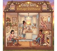 Cozy Girl Vintage Dollhouse: Cute Comfy Bold Line Craft Adult Coloring Book | Aesthetic Tiny Home Routines, Petite Room Hygge Design Decor | Good ... Teens Screen-Free Gift (Cozy Girl Collection)