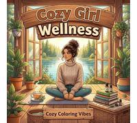 Cozy Girl Wellness: Coloring Book for Stress Relief & Mindfulness | Easy Bold Line Designs of Floral, Botanical, Greenhouse, Cottage Yard & Backyard ... Adults & Teens At Home (Cozy Girl Collection)