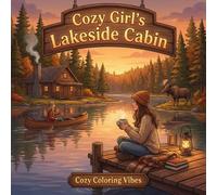 Cozy Girl's Lakeside Cabin: Relaxing Hygge Cute Coloring Book for Adults & Teens | Fun Easy Bold Line Designs of Lakeside Retreats, Wooden Docks, ... Self-Care Gift (Cozy Girl Collection)