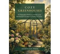 Cozy Greenhouses: 40 Peaceful Potting Sheds and Botanical Garden Corners to Color (Hearthleaf Botanical Escapes)