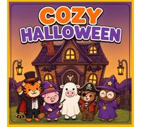 Cozy Halloween: A Cute & Cozy Halloween Coloring Book with Adorable Animals, Pumpkins, Ghosts, Witches, Trick-or-Treat Adventures, and Relaxing Autumn Scenes