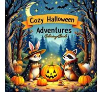 Cozy Halloween Adventure Coloring Book: Adorable Autumn Scenes with Woodland Creatures in Costumes - Perfect for Relaxation, Fall Vibes & Spooky Season Fun