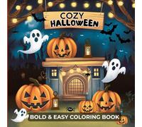 Cozy Halloween: Bold & easy coloring book