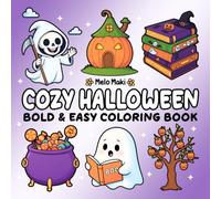 Cozy Halloween: Bold & Easy Coloring Book (Bold and Easy Coloring Books)