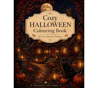 Cozy Halloween Colouring Book: 50 Cozy-Spooky Designs