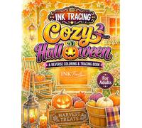 Cozy Halloween - INK Tracing Coloring Book for Adults: A Reverse Coloring & Line Tracing Book Featuring Cozy Autumn Nights, Pumpkins, Spooky Ghosts & ... Book Collections - Ink Trails Studio)