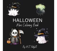 Cozy Halloween mini coloring book: Cozy coloring book