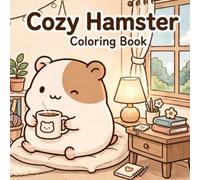 Cozy Hamster Coloring Book: Adorable Hamsters Enjoying Cozy Days, Warm Drinks & Little Moments of Comfort