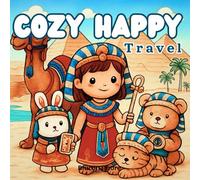 Cozy Happy Travel Coloring book: 20 Cute Vacation Scenes Around the World for Relaxation and Stress Relief | Coloring Book for Teens and Adults | ... Color Test Pages Included (Cozy Happy Series)