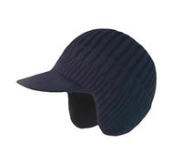 Cozy Head Beanie Winter Hat with Ear Flaps, Fleece-Lined Knit Cap for Men and Women, Warm Outdoor Weather Protection (Navy Blue)