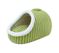 Cozy Hideaway Pet Bed, Dog Bed with Cover Cave, Cat Sleeping Bag for Indoor Cats, Cozy Cocoon Pet Bed for Dogs (Green,L-12.5Kg(60 * 45 * 35 25cm))