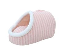Cozy Hideaway Pet Bed, Dog Bed with Cover Cave, Cat Sleeping Bag for Indoor Cats, Cozy Cocoon Pet Bed for Dogs (Pink,L-12.5Kg(60 * 45 * 35 25cm))