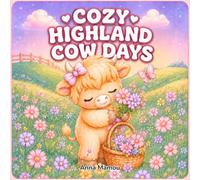 Cozy Highland Cow Days: An Adult Coloring Book with Cute Highland Cows, Cozy Farm Scenes, Flowers, Seasons, and Easy Relaxing Pages for Stress Relief