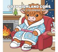 Cozy Highland cows: Bold & Cute Colouring Book