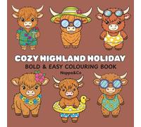 Cozy Highland Holidays: Bold & Easy Colouring Book