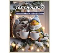 Cozy Holiday Coloring Book For Christmas: cozy season bold and easy coloring book
