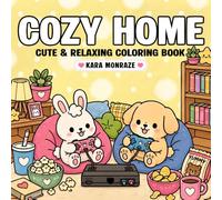 Cozy Home: 50 Bold & Easy Designs for Adults and Teens with Animals, Lifestyle Patterns, Cute Things and More!