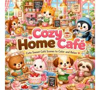 Cozy Home Café: Cute Sweet Café Scenes to Color and Relax