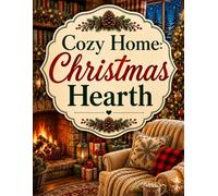Cozy Home Christmas Hearth: An Adult Coloring Book with Cozy Christmas Interiors, Festive Home Decor, Holiday Rooms, Warm Fireplaces and Peaceful Winter Scenes