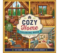 Cozy Home Coloring Book for Adults: 30 Relaxing Cozy Rooms, Warm Cabins, Reading Nooks & Peaceful Spaces for Stress Relief: A Beautiful Collection of ... and Comforting Home Scenes to Color and Relax