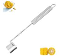 Cozy Home Corn Peeler，2025 New Corn Peeler Corns Peelers，Long Handle Stainless Steel Corns Stripping Tool for Home Kitchen，for BBQ & Restaurant Use (1pcs)