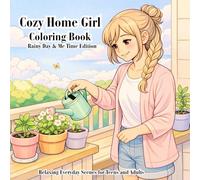 Cozy Home Girl Coloring Book - Rainy Day & Me Time Edition: Relaxing Everyday Scenes for Teens and Adults