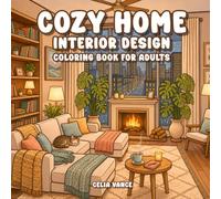Cozy Home Interior Design Coloring Book For Adults: Relaxing Rooms, Reading Corners, Modern Apartments & Dream Spaces (Peaceful Escapes)