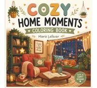 Cozy Home Moments Coloring Book: for Adults and Kids Featuring Cute Hygge Home Scenes, Warm Interiors, Cozy Rooms and Comfy Everyday Moments for Relaxation and Stress Relief