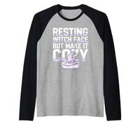 Cozy Horror Aesthetic Spooky Snuggly Fantasmal Comfort Camiseta Manga Raglan