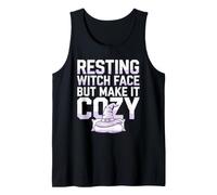 Cozy Horror Aesthetic Spooky Snuggly Fantasmal Comfort Camiseta sin Mangas