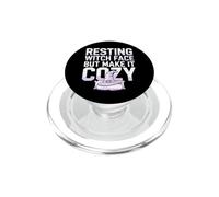 Cozy Horror Aesthetic Spooky Snuggly Fantasmal Comfort PopSockets PopGrip para MagSafe