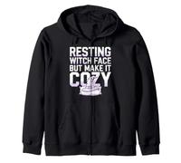 Cozy Horror Aesthetic Spooky Snuggly Fantasmal Comfort Sudadera con Capucha