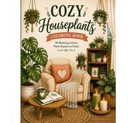 Cozy Houseplants Coloring Book