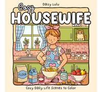 Cozy Housewife - A Cute & Cozy Coloring Book for Kids & Adults: Bold & Easy Coloring Pages Featuring Cozy Homemaking, Baking, Daily Routines, Family ... Scenes for Relaxation and Stress Relief
