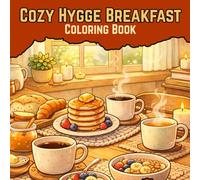 Cozy Hygge Breakfast Coloring Book: Wholesome Morning Foods and Cozy Moments for Adults & Teens