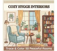 COZY HYGGE INTERIORS: Trace & Color 50 Peaceful Rooms