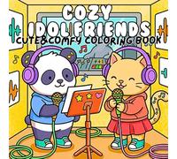 Cozy Idol Friends Cute & Comfy Coloring Book: Bold and Easy Adorable Music Adventures with Fashion Fun Sweet Friendships and Relaxing Moments